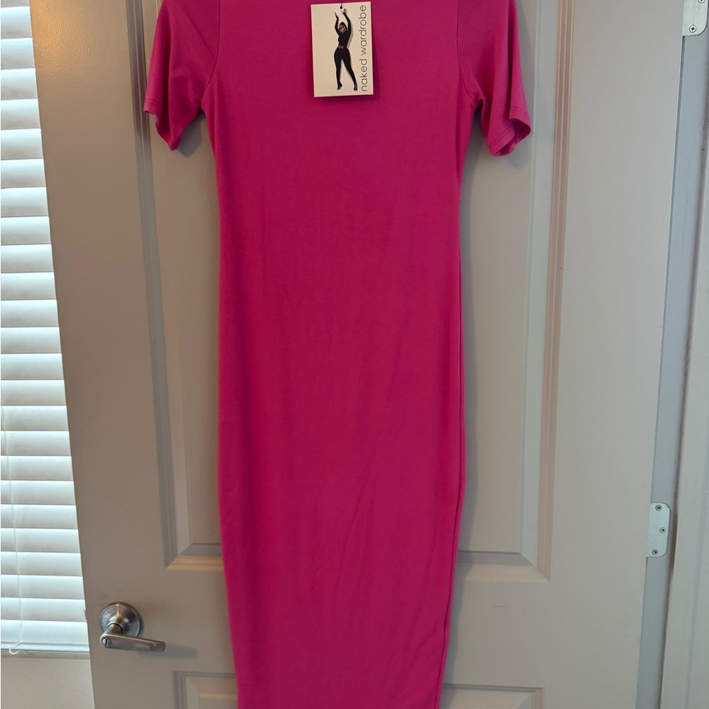 Naked Wardrobe Pink Women's Dress